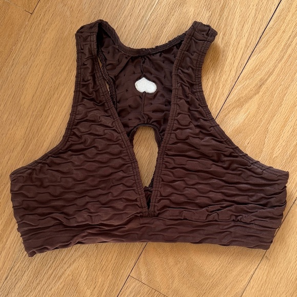 Booty by Brabants Chrome Brown Leggings and Bra Set - Picture 2 of 5